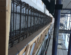 Drag beam forming and reinforcing
